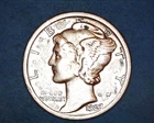 1923 MERCURY DIME***VF~110-6A