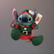 Disney Lilo Stitch Stitch Christmas Elf Plush 2023 NWT