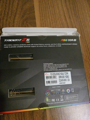 G.SKILL Trident Z5 RGB 32GB (2x16GB) DDR5-5200 DIMM RAM F5-5200J3636C16GA2-TZ5RK