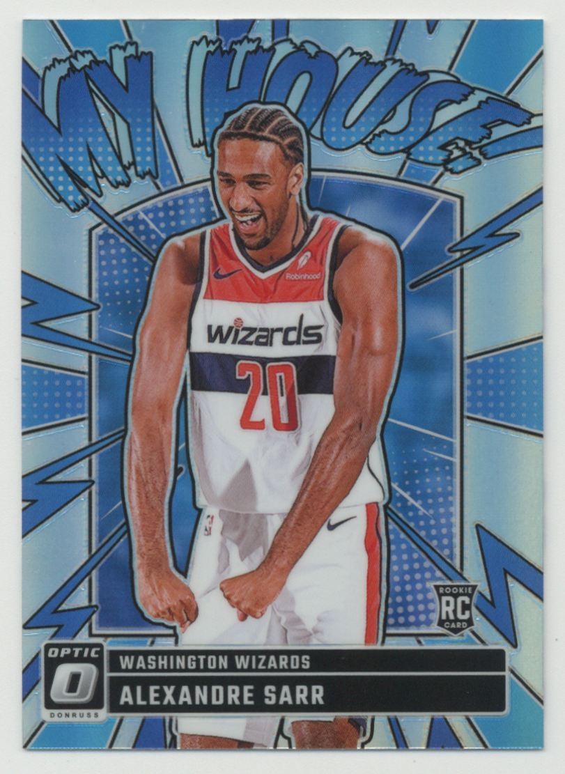 Alexandre Sarr 2024-25 Donruss Optic My House Silver Holo Prizm RC Rookie #9