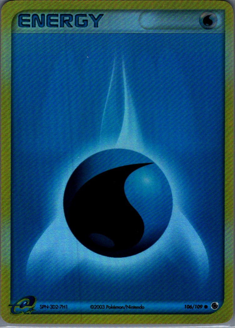 Water Energy Reverse Holo Common Ruby and Sapphire 106/109 NM