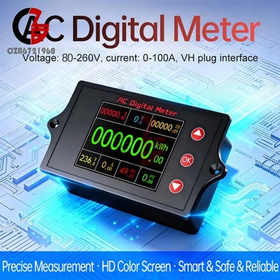 Digital Electricity Power Consumption Meter Voltage Current Power Energy Monitor