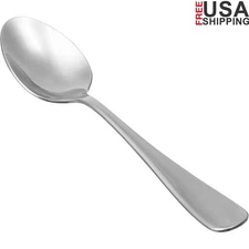 Stainless Steel Large Dinner Spoons Set of 12 Dishwasher Safe Kitchen Utensils