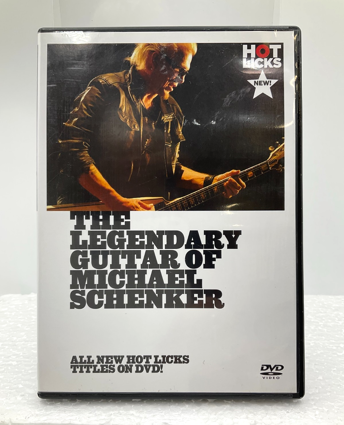Hot Licks DVD The Legendary Guitar Of Michael Schenker NTSC with booklet N1