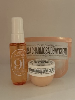 Sol de Janeiro Rosa Charmosá Dewy Body Cream + Cheirosa 91 Perfume Mist Set