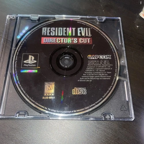 Resident Evil Director's Cut (Sony PlayStation 1, 1997) PS1 Disc only