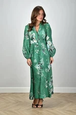ZIMMERMANN Everly Plunge Floral linen midi dress Size AU3 L