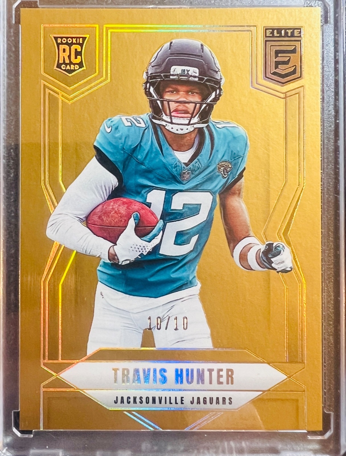 2025 ELITE GOLD TRAVIS HUNTER RC #114 10/10 SSP 🔥🔥🔥