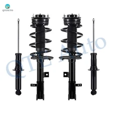 Set 4 Front Quick Complete Strut - Rear Strut For 2011 - 2019 Dodge Journey V6