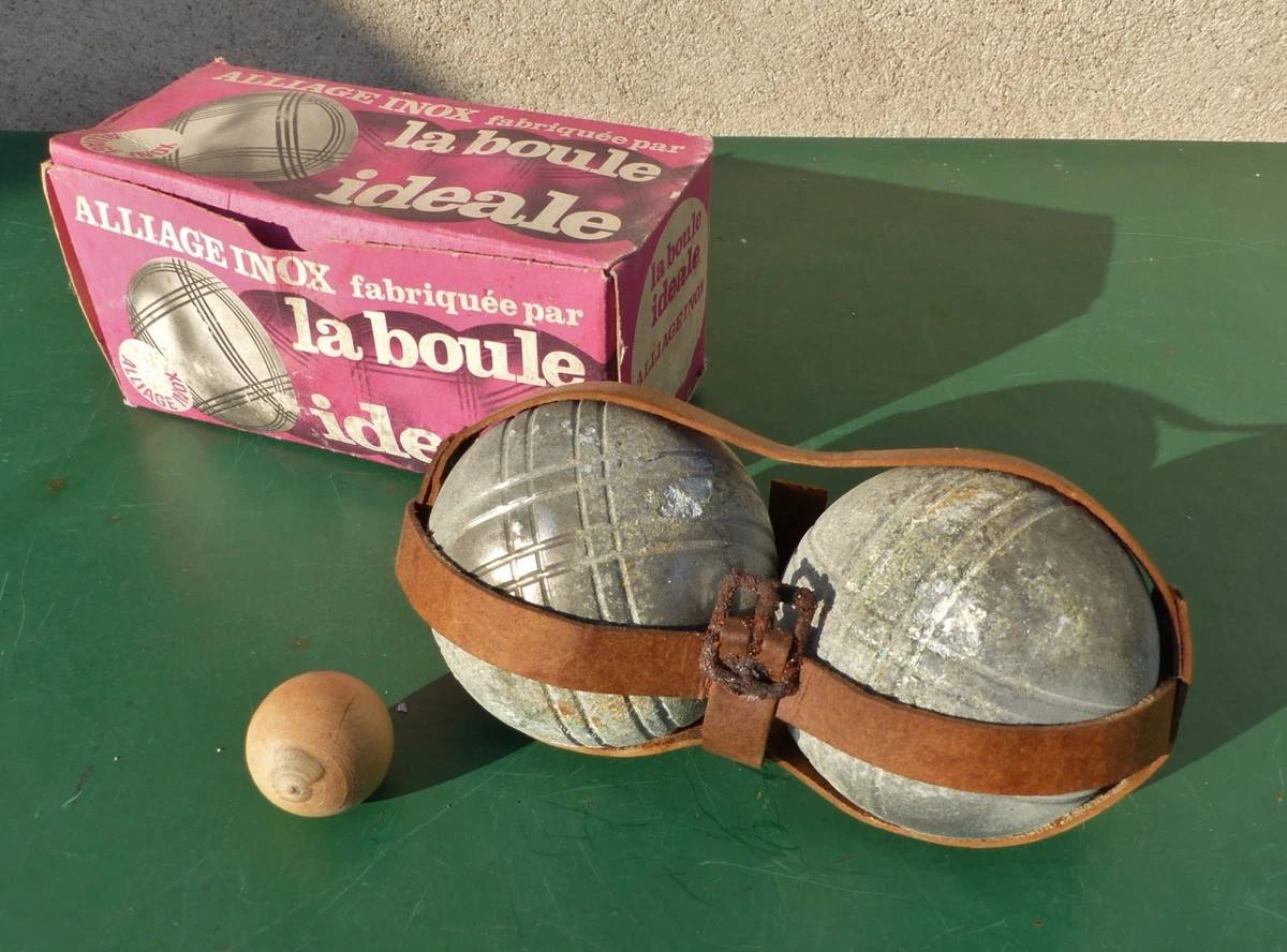 3 Anciennes Boules De Pétanque Obut Inox – 690 Grammes – Rares