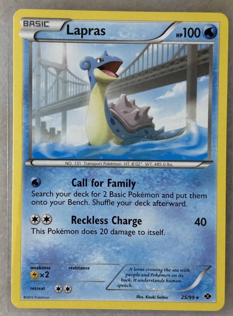 Lapras 25/99 Next Destinies Regular LP