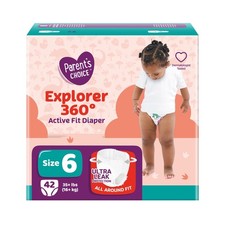 360 Active Fit Diaper Pants for Babies, Size 6, 42 Count Pack, Leakproof