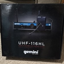 Gemini Audio UHF-116HL Professional UHF Wireless Headset Microphone Receiver