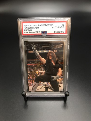 Undertaker 1994 Action Packed #2 WWF WWE Autograph PSA Certified Authentic