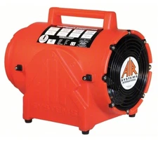Air Systems Intl CVF-8AC Confined Space Fan 115 V AC, 8 in Dia, 1/3 hp, 3250 Rpm