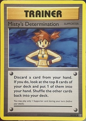 Misty's Determination - 80/108 - XY Evolutions Pokemon 2016