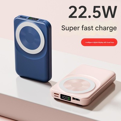 Wireless Power Bank 900000mAh Backup Fast Portable USB Charger External Battery