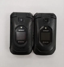 Lot of 2 Used Kyocera E4810 16 GB Black Verizon Only **Read**