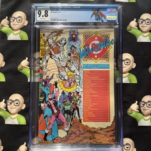DC Who's Who #5~CGC 9.8~🏷️Custom SUPERMAN Label🏷️~🔥HIGHEST GRADE🔥TOP POP🔥