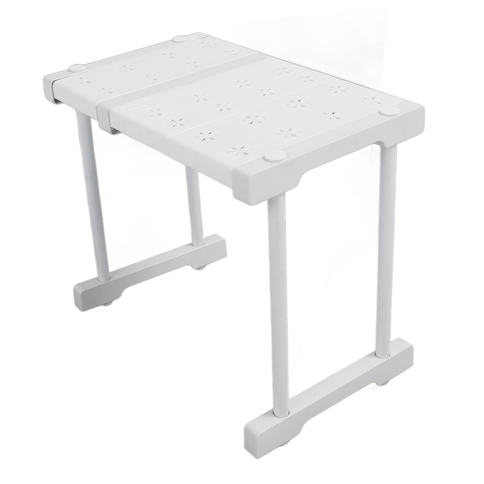 Expandable Shelf Stackable 121lb Load Bearing Divider Storage Rack For Closet Ca