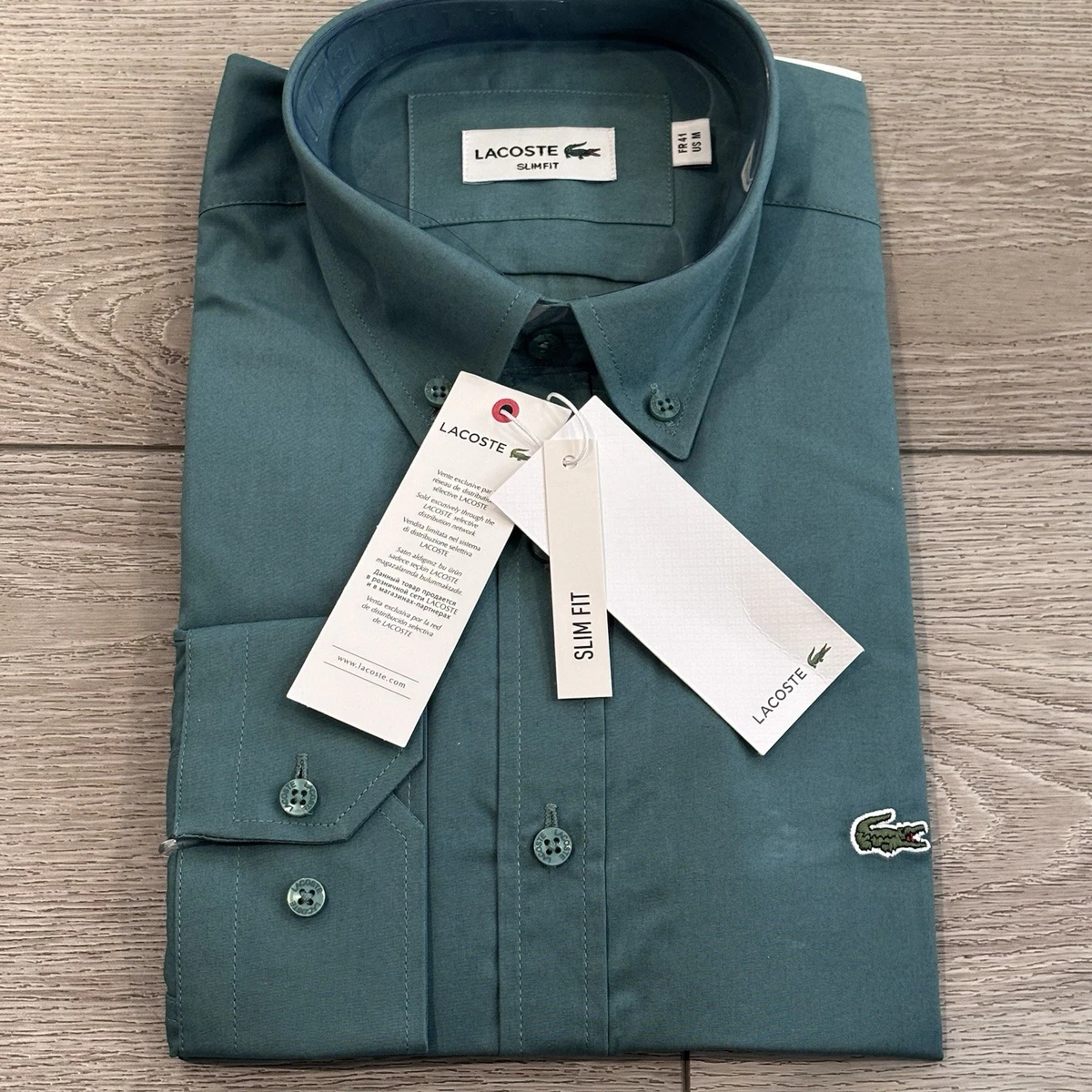 slim fit dress slacks Lacoste Slim Fit Petit Piqué Shirt main image 0