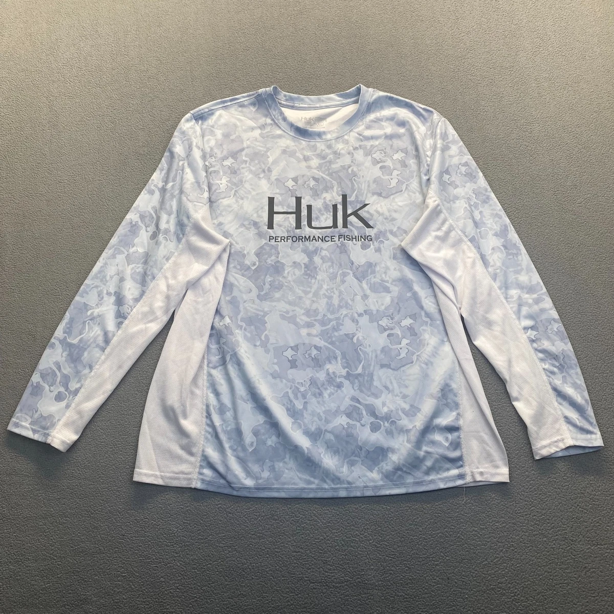 Chemise De Pêche Huk Performance Pour Femme, Blanche, Taille XL, Manches Longues, Légère