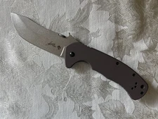 Kershaw CQC-11K Tan D2 G-10 6031D2 Folding Framelock Knife Excellent