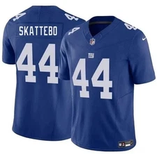 Cam Skattebo Giants Men All stitched Jersey
