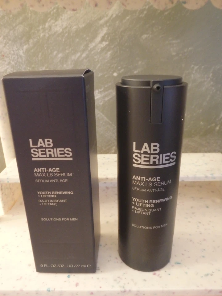 LAB SERIES For Men Anti-Age Max LS Serum Youth Renewing +Lifting ~ 0.9oz SEALED - Image 2 of 4