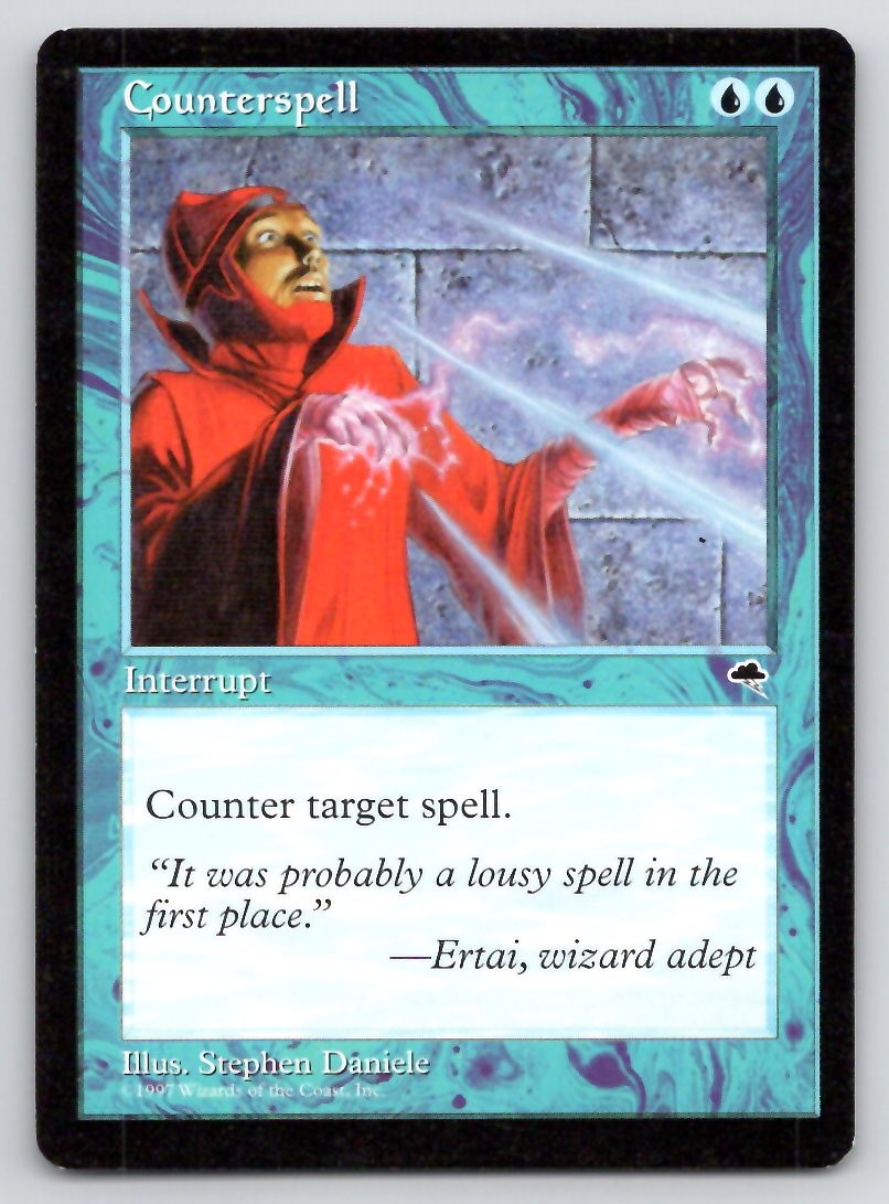 Magic: The Gathering Counterspell 57 Tempest TMP C LP