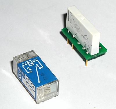 Ersatz für ERNI Relais REL 14 A .. replacement solutions  5V 12V 15V 24V or 60V
