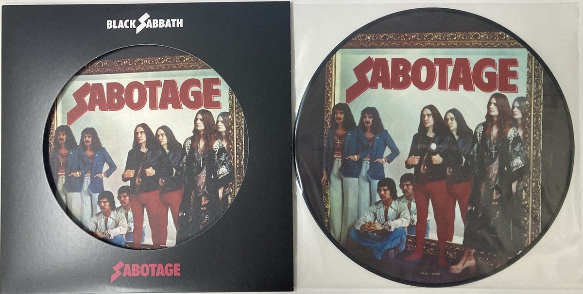 BLACK SABBATH - Sabotage LP (RARE Picture Disc, w/Ozzy