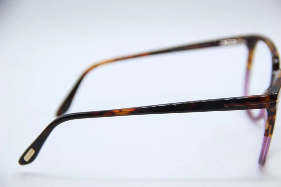 NUEVAS GAFAS DE DISEÑADOR TOM FORD TF5600-B 056 PÚRPURA TORTUGA AUTÉNTICAS 54-17 Foto 4 de 4