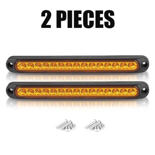 15 LED Tail Lights Brake Indicator Reverse Slim Strip RV Trailer Lights UTE STOP - Picture 8 of 10