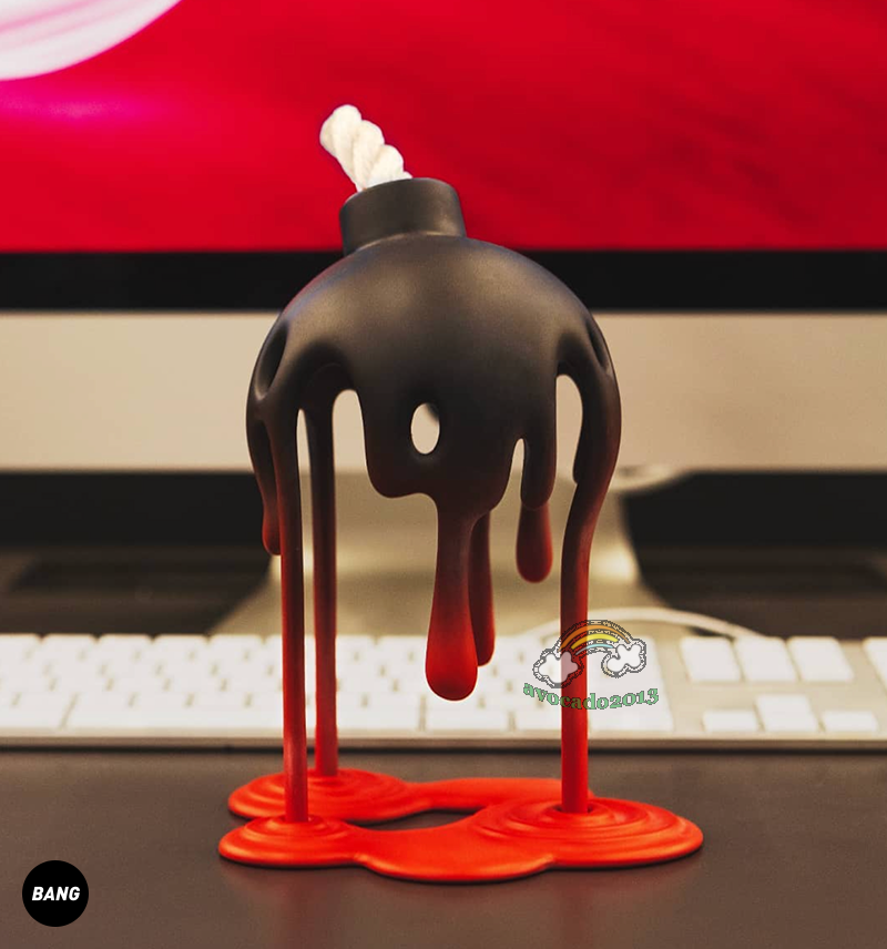 Mighty Jaxx Jason Freeny Melting Bomb Polystone H20Cm (8Inch
