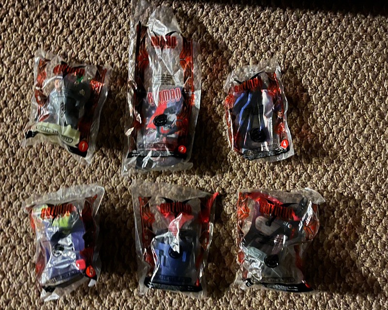 Burger King Kids Club Batman Beyond Lot Of 6 2000
