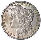 1887-O Morgan Silver Dollar ~ AU