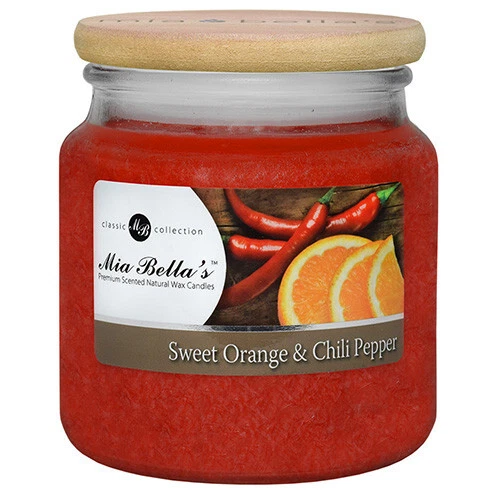 MIA BELLA SWEET ORANGE CHILI PEPPER Candle 16oz eBay