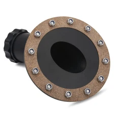 Fuel Cell Fast Fill Filler Neck Aluminum 45 Degree w/12 Bolt Flange Billet New