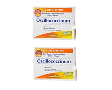 Pack of 2 - Oscillococcinum 12 Doses Flu-Like Symptoms Boiron Homeopathic