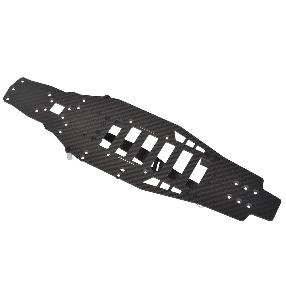 Custom Carbon Lower Deck Chassis Kit for Tamiya FF03 FF-03 Pro Upgrades Parts - Image 2 of 4