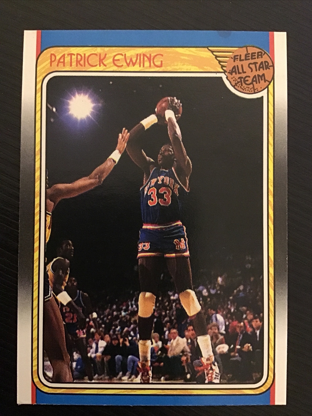 1988-89 Fleer #130 Patrick Ewing - New York Knicks - HOF
