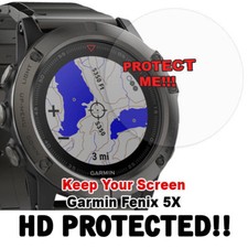 Garmin Fenix 5X HD Clear Screen protector anti scratch set of 2