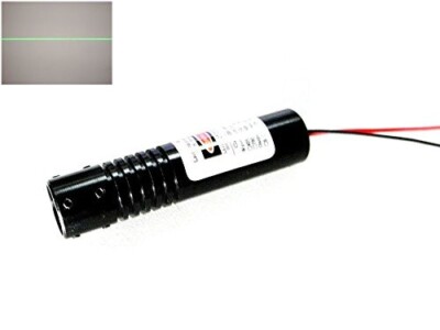 532nm 10mW 45° Green Laser Line Diode Module 3V w/16x75mm