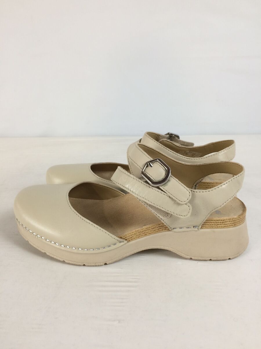 Excellent Dansko Rissa Women's Casual Sandals, Ivory Nappa