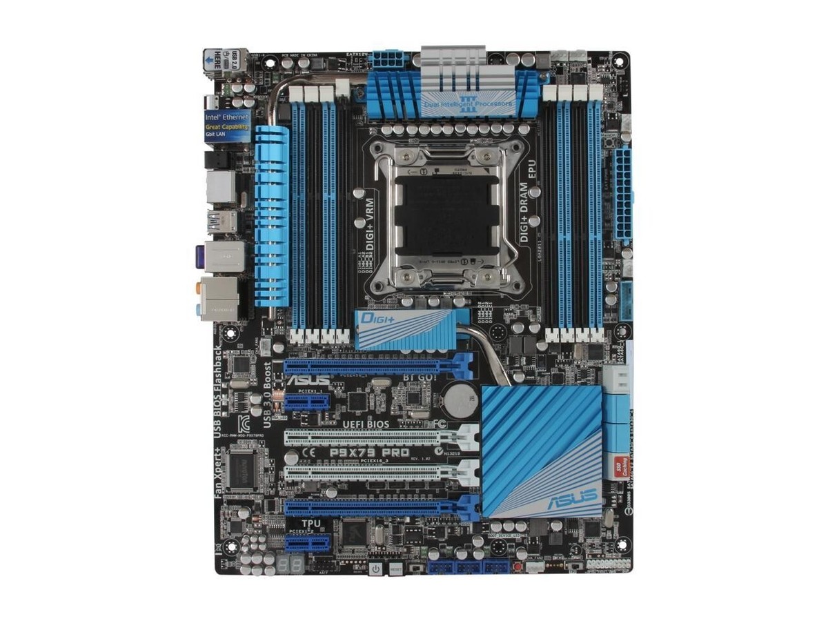ASUS P9X79 PRO LGA 2011 w I/O Plate + i7-3930K + 16GB Kingston