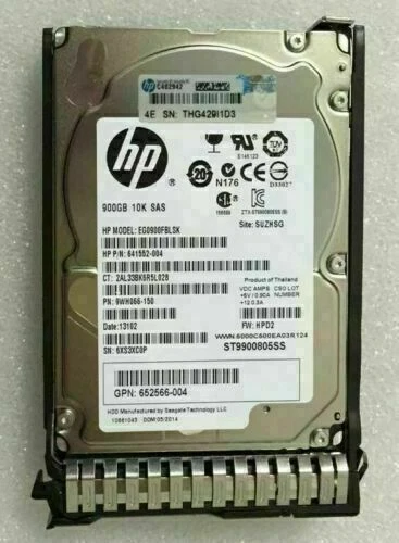 HP 900GB 10K RPM 2.5" 652589-B21 653971-001 SAS Hard Drive HDD G8/G9 - Image 2 of 4