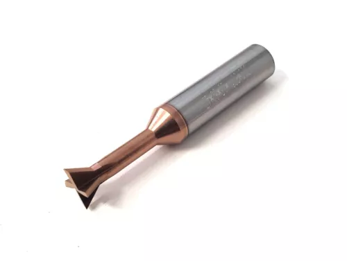 6mm Dovetial 60 Deg. Slot Cutter 4 Flute Carbide Endmill TiSiN Coated