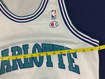 Vintage Charlotte Hornets Alonzo Mourning #33 Basketball NBA