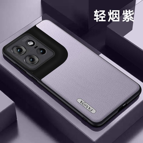 Funda para teléfono Motorola Edge 50 Neo retro cuero PU suave TPU cubierta de goma - Imagen 21 de 22